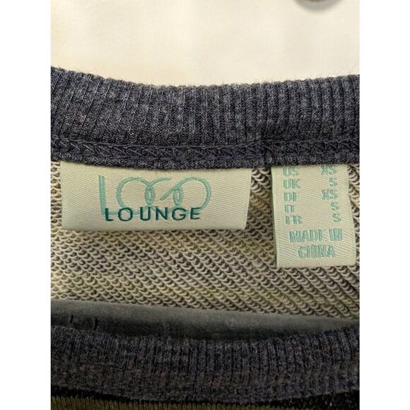 LOGO Lounge Green and Blue Stripped Sleeveless Women's Size Small - Picture 3 of 6